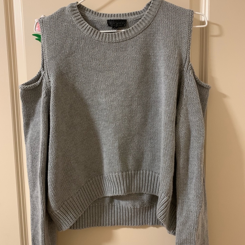 Cold Shoulder Knit Sweater